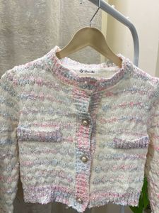 Crop Korean Knit Cardigan