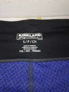 (1200)Athleta Blue Patterned Leggings