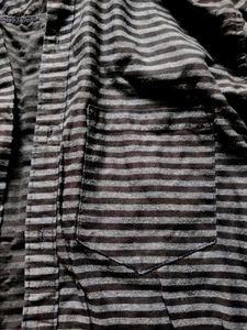 Striped Button-Down Shirt