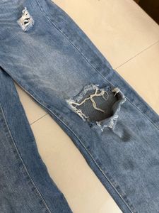 Ripped Light Wash Jeans