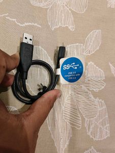 Hard Disk Data Cable USB A 3.0 To Micro B