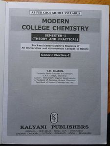 Modern College Chemistry Book