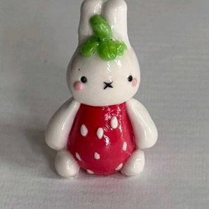 Strawberry Themed Miffy Charms