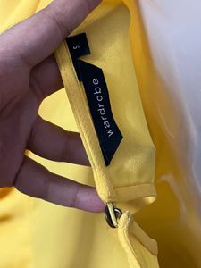 Wardrobe Branded Yellow Ruffle Detail Top