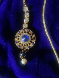 Elegant Blue Stone Jewelry Set