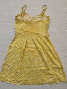 H&amp;M Yellow Floral Sundress Size XS