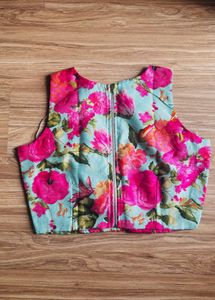 Beautiful Floral Crop Top