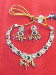 Brass Beads Choker Set