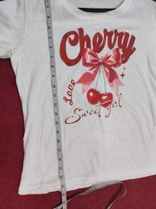 Cute Cherry Graphic Tee (CB)
