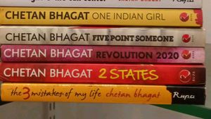 4 Chetan Bhagat Book Collection