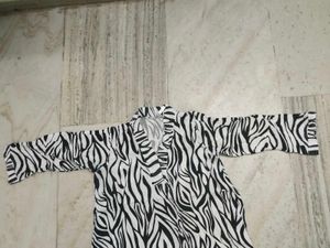 Zebra Print short  Top