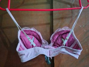 Combo Of 2 Gray &amp; Lace Bra