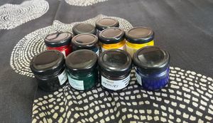 New Resin Art Pigment Set And Stickers