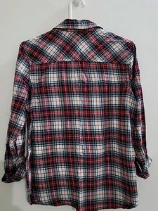 Red Plaid Flannel Shirt
