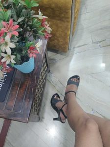 Black Strappy Heels