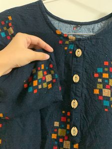 Dark Blue Kurta
