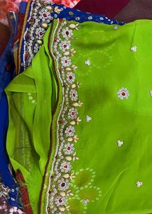 Embroidery Saree