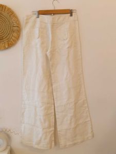 Elevenses Anthropologie Linen Pants