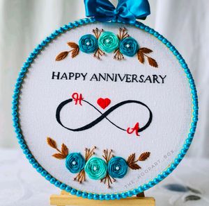 Anniversary Hoop Art
