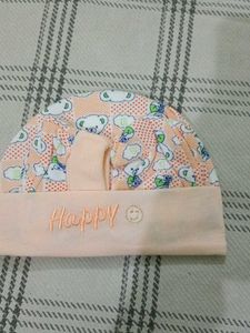 New Born Baby Cap,Socks,Hand Gloves
