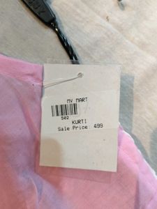 Pink Embroidered Kurti