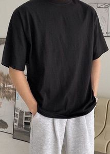 Black oversized t shirt frenchterry
