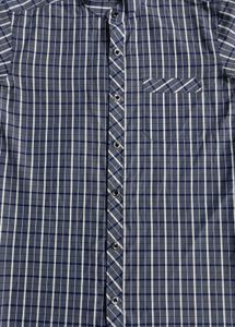 Formal Blue And White Check Shirt For Boy