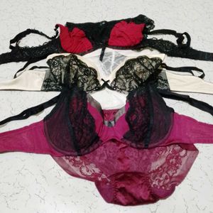 bra with panties 3sets