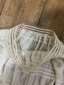 Korean White Offshoulder Formal Top + Freebies