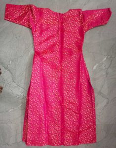Pink &amp; Gold Ethnic Dress