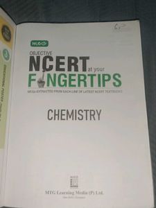 Chemistry Objective NCERT At Your Fingertips