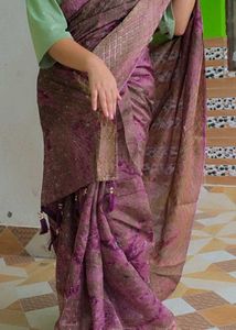 Elegant Purple Saree