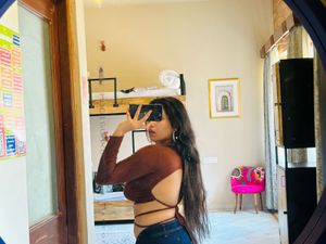 Tie Waist Crop Top