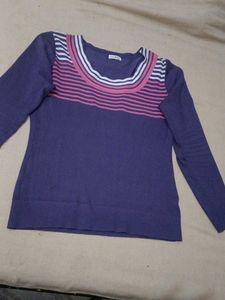 Purple Woolen Top