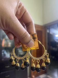 Golden Ring Earings