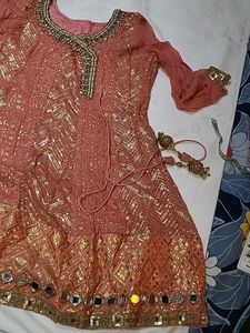 Angarkha Pattern Garara Set  Sale ⏰