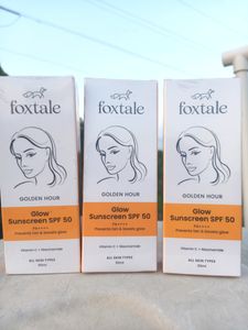Foxtale Golden Hour Glow ✨ Sunscreen 🌞