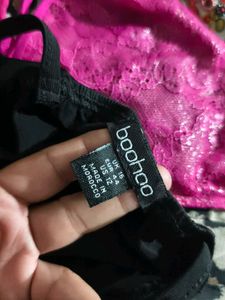 I. Chic Black Midi Bodycon Dress