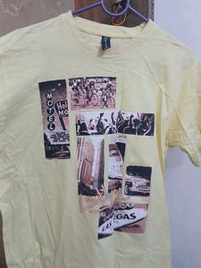 Vibrant Yellow Colour TShirt