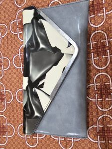 Grey And Black Sling Bag