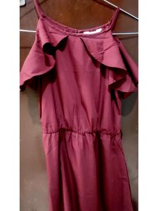 Maroon Dress