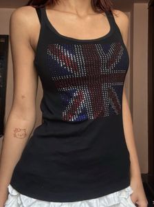 Rhinestone Y2k Tank top