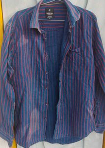 Blue Striped Shirt (Mens)