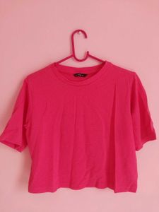 Pink Casual T-Shirt