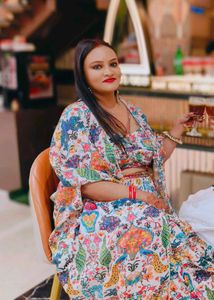 Elegant Floral Print Kurta