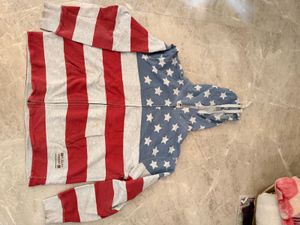 American Flag Zip-Up Hoodie