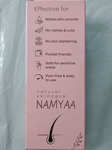 natural skincare NAMYAA Hair Removal Cream