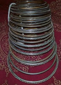 Ethnic Traditional Silver Plated Classic Bangles