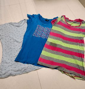 Combo Of 3 Tshirt For Women