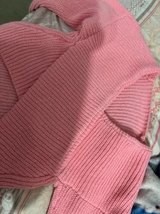 Beautiful Pink Cross Sweaters